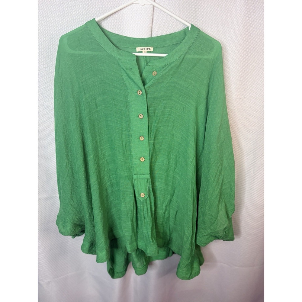 Jodifl Green Button Up Size M